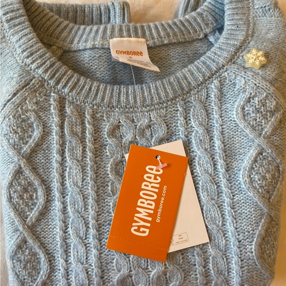Gymboree Girls Cable Knit Peplum Sweater Light Blue Size 6 NWT - Picture 7 of 7
